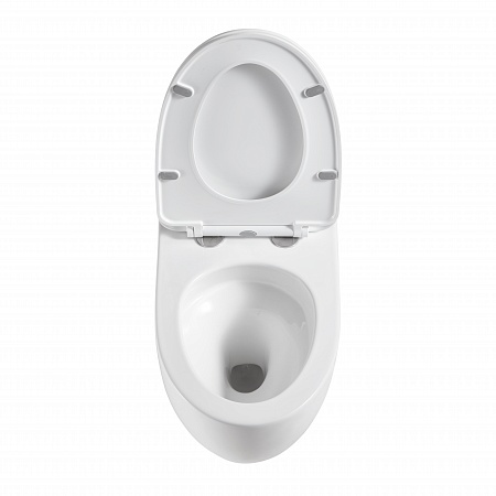 Подвесной унитаз безободковый Terminus Енисей Monolit 560х390 белый Новочеркасск - фото 3