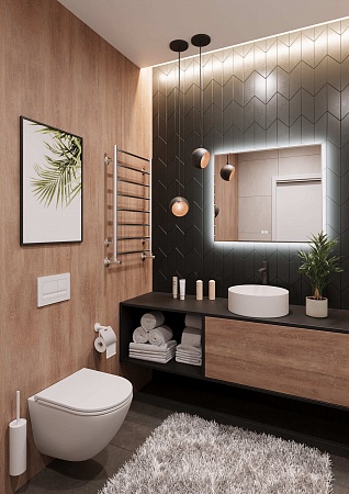 Подвесной унитаз безободковый Terminus Аврора Монолит 495х360 белый Новочеркасск - фото 2 Подвесной унитаз безободковый Terminus Аврора Монолит 495х360 белый Новочеркасск - фото 2